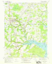 Download a high-resolution, GPS-compatible USGS topo map for Selbyville, MD (1969 edition)