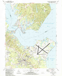 Download a high-resolution, GPS-compatible USGS topo map for Solomons Island, MD (1987 edition)