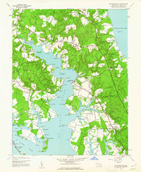 Download a high-resolution, GPS-compatible USGS topo map for St Marys City, MD (1962 edition)