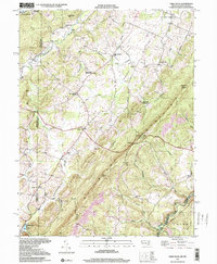 Download a high-resolution, GPS-compatible USGS topo map for Table Rock, MD (2001 edition)