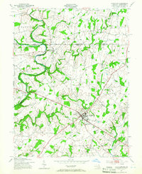 Download a high-resolution, GPS-compatible USGS topo map for Taneytown, MD (1966 edition)
