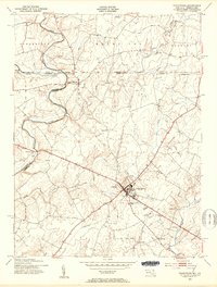 Download a high-resolution, GPS-compatible USGS topo map for Taneytown, MD (1955 edition)