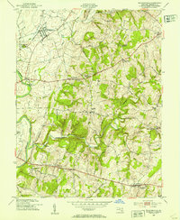 Download a high-resolution, GPS-compatible USGS topo map for Walkersville, MD (1953 edition)