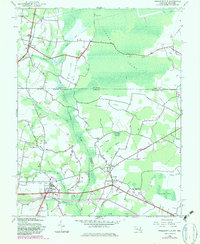 preview thumbnail of historical topo map of Worcester County, MD in 1942