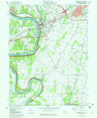 Download a high-resolution, GPS-compatible USGS topo map for Williamsport, MD (1979 edition)