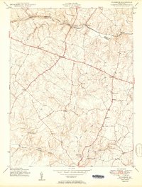 Download a high-resolution, GPS-compatible USGS topo map for Woodbine, MD (1950 edition)