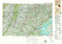 preview thumbnail of historical topo map of Baltimore, MD in 1989
