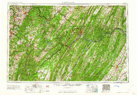 preview thumbnail of historical topo map of Cumberland, MD in 1962