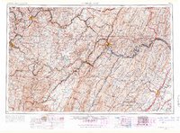 preview thumbnail of historical topo map of Cumberland, MD in 1956