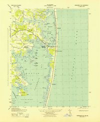 Download a high-resolution, GPS-compatible USGS topo map for Assawoman Bay, MD (1943 edition)