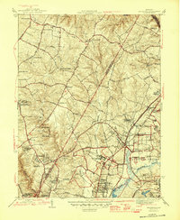 Download a high-resolution, GPS-compatible USGS topo map for Beltsville, MD (1945 edition)