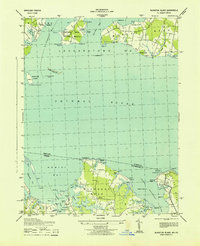 Download a high-resolution, GPS-compatible USGS topo map for Blakiston Island, MD (1943 edition)