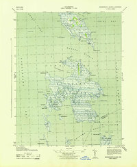 preview thumbnail of historical topo map of Dorchester County, MD in 1943