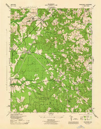Download a high-resolution, GPS-compatible USGS topo map for Brandywine, MD (1944 edition)