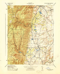 preview thumbnail of historical topo map of Frederick County, MD in 1944