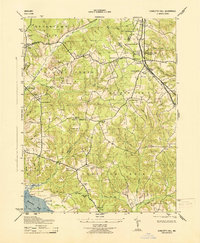 Download a high-resolution, GPS-compatible USGS topo map for Charlotte Hall, MD (1943 edition)