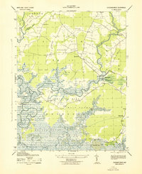 Download a high-resolution, GPS-compatible USGS topo map for Chicamacomico, MD (1943 edition)