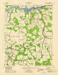 Download a high-resolution, GPS-compatible USGS topo map for Church Hill, MD (1944 edition)