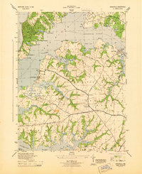 preview thumbnail of historical topo map of Cecil County, MD in 1944