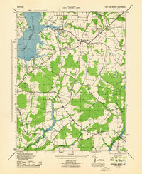 Download a high-resolution, GPS-compatible USGS topo map for East New Market, MD (1944 edition)