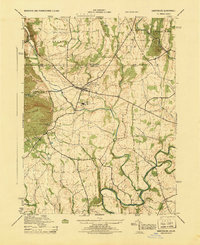 Download a high-resolution, GPS-compatible USGS topo map for Emmitsburg, MD (1945 edition)