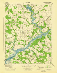 Download a high-resolution, GPS-compatible USGS topo map for Fowling Creek, MD (1944 edition)