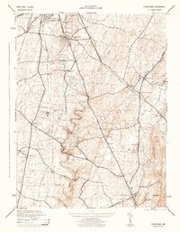 Download a high-resolution, GPS-compatible USGS topo map for Funkstown, MD (1944 edition)