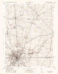 preview thumbnail of historical topo map of Hagerstown, MD in 1944