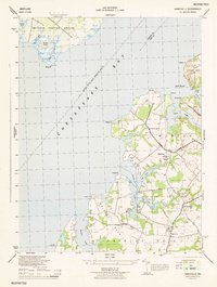 Download a high-resolution, GPS-compatible USGS topo map for Hanesville, MD (1944 edition)