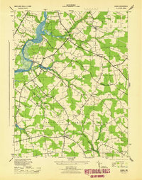 Download a high-resolution, GPS-compatible USGS topo map for Hobbs, MD (1944 edition)
