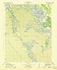 Download a high-resolution, GPS-compatible USGS topo map for Honga, MD (1943 edition)