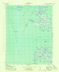 Download a high-resolution, GPS-compatible USGS topo map for Kedges Straits, MD (1943 edition)