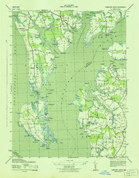 Download a high-resolution, GPS-compatible USGS topo map for Langford Creek, MD (1943 edition)
