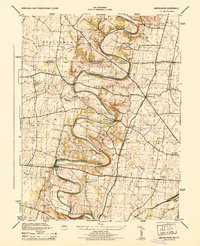 Download a high-resolution, GPS-compatible USGS topo map for Mason-Dixon, MD (1944 edition)