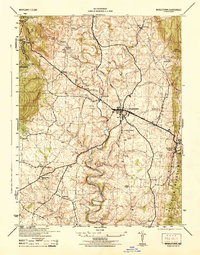 Download a high-resolution, GPS-compatible USGS topo map for Middletown, MD (1944 edition)