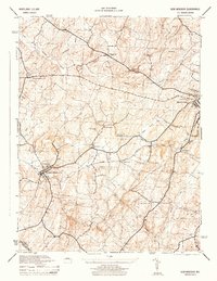 Download a high-resolution, GPS-compatible USGS topo map for New Windsor, MD (1944 edition)