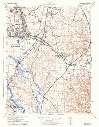 Download a high-resolution, GPS-compatible USGS topo map for Odenton, MD (1944 edition)