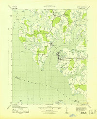 Download a high-resolution, GPS-compatible USGS topo map for Oxford, MD (1942 edition)