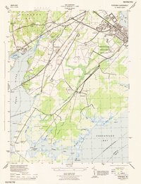 Download a high-resolution, GPS-compatible USGS topo map for Perryman, MD (1944 edition)