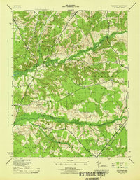 preview thumbnail of historical topo map of Prince George's County, MD in 1944