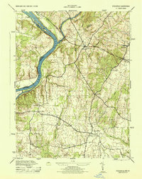 Download a high-resolution, GPS-compatible USGS topo map for Poolesville, MD (1944 edition)