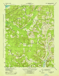 preview thumbnail of historical topo map of Charles County, MD in 1944