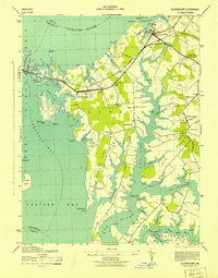 Download a high-resolution, GPS-compatible USGS topo map for Queenstown, MD (1943 edition)
