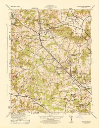 Download a high-resolution, GPS-compatible USGS topo map for Reisterstown, MD (1944 edition)
