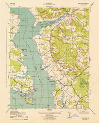 Download a high-resolution, GPS-compatible USGS topo map for Rock Point, MD (1943 edition)