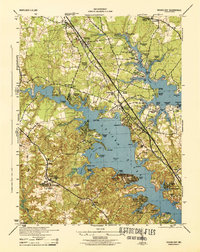 Download a high-resolution, GPS-compatible USGS topo map for Round Bay, MD (1944 edition)