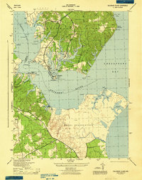 Download a high-resolution, GPS-compatible USGS topo map for Solomons Island, MD (1944 edition)