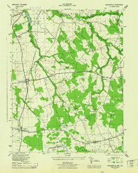 Download a high-resolution, GPS-compatible USGS topo map for Sudlersville, MD (1944 edition)