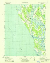 Download a high-resolution, GPS-compatible USGS topo map for Taylors Island, MD (1943 edition)