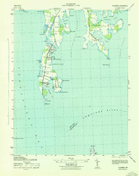 preview thumbnail of historical topo map of Talbot County, MD in 1942